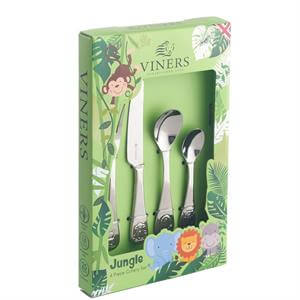 Viners Jungle 4 Piece Stainless Steel Cutlery Set